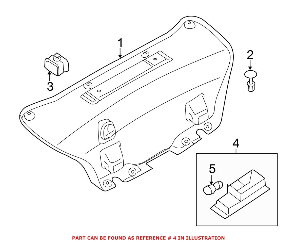 BMW Cargo Area Light - Rear 63319280501